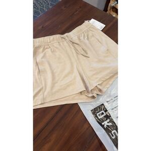 LSKD Restore CloudFLX Performance Shorts Oatmeal Marl WSHT00445 Large NEW NWT